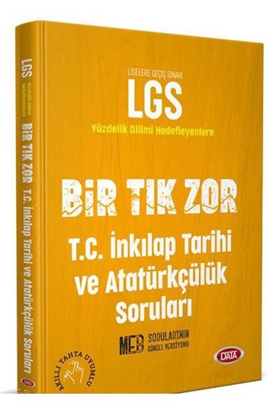 Data 8. Sınıf LGS Bir Tık Zor T.C. İnkılap Tarihi ve Atatürkçülük Soruları