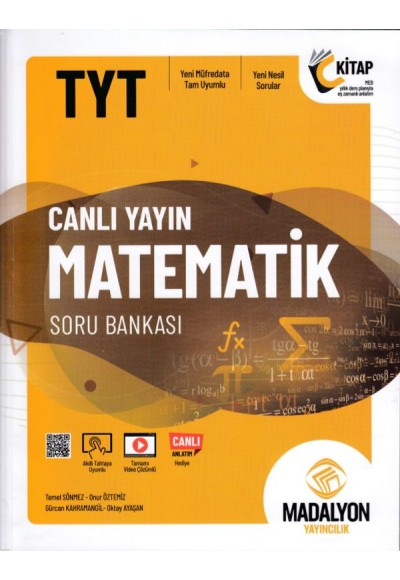 Madalyon TYT Canlı Yayın Matematik Soru Bankası