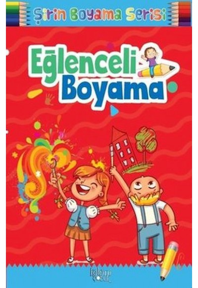 Çocuklar için Okul Öncesi Şirin Boyama Kitabı - Eğlenceli Boyama