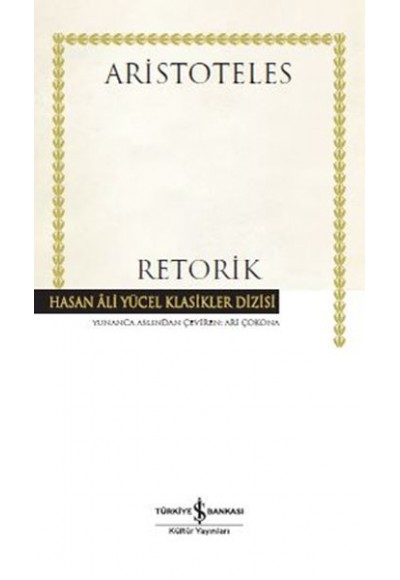 Retorik - Hasan Ali Yücel Klasikler (Ciltli)