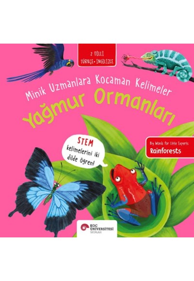 Yağmur Ormanları- Minik Uzmanlara Kocaman Kelimeler (İki Dilli Türkçe-İngilizce)