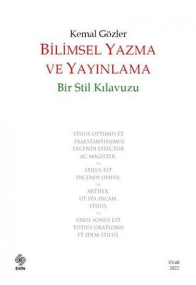 Bilimsel Yazma ve Yayınlama: Bir Stil Kılavuzu