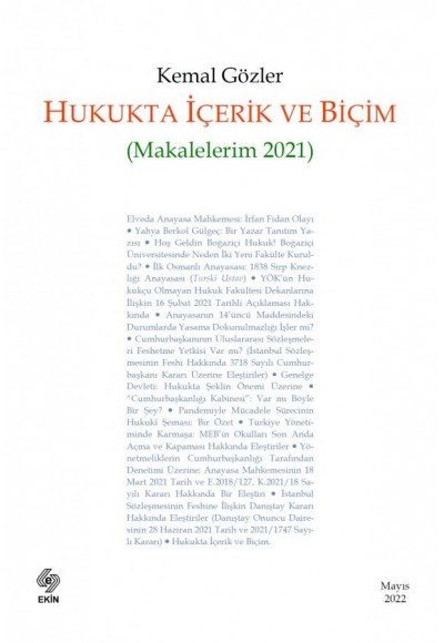 Hukukta İçerik ve Biçim