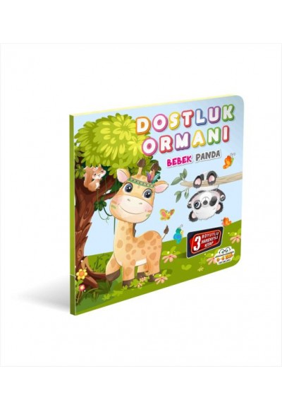 Dostluk Ormanı Bebek Panda 3 Boyutlu