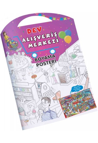 Alışveriş Merkezi Dev Boyama Posteri