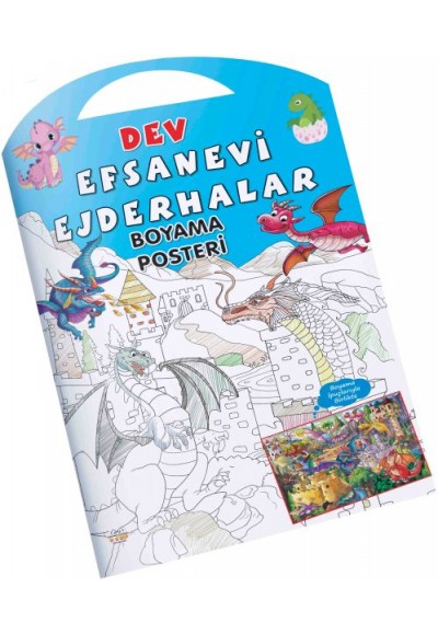 Efsanevi Ejderhalar Dev Boyama Posteri