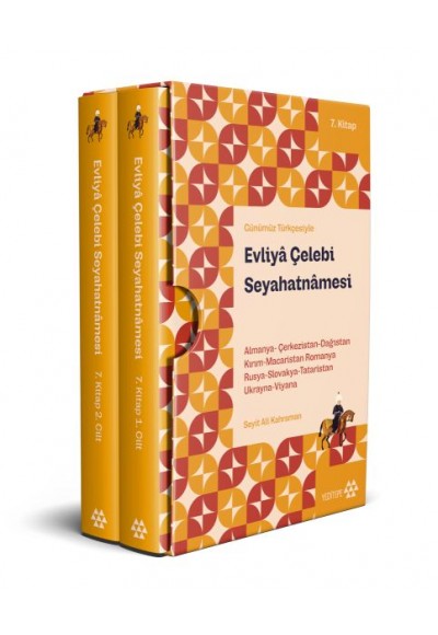 Evliyâ Çelebi Seyahatnâmesi 7.Kitap 2 Cilt ( Kutulu)