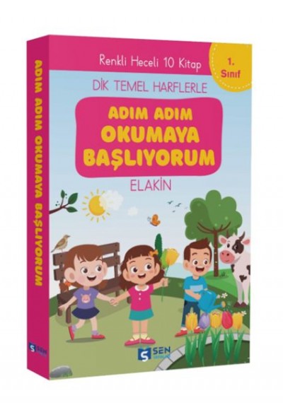 Adım Adım Okumaya Başlıyorum İlk Okuma Kitapları  Set  (10 Kitap)
