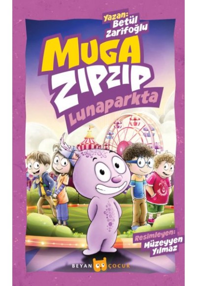 Muga Zıpzıp Lunaparkta (Renkli - Resimli)
