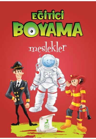 Eğitici Öğretici Boyama  - Meslekler