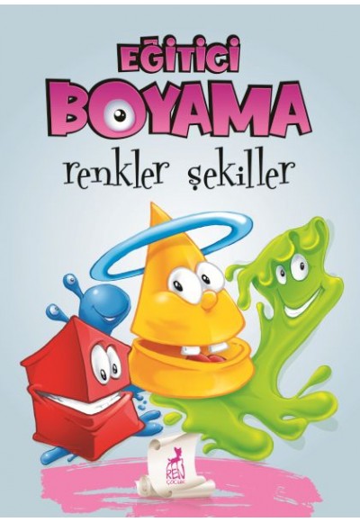 Eğitici Öğretici Boyama  - Renkler Şekiller