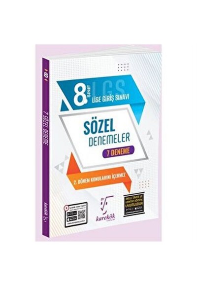 Karekök Yayınları 8. Sınıf LGS 7'li Sözel Deneme