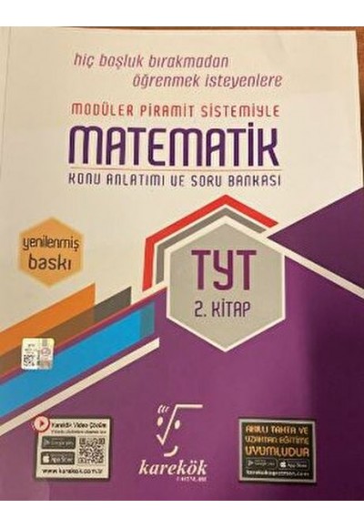 TYT Matematik Konu Anlatımı ve Soru Bankası 2. Kitap