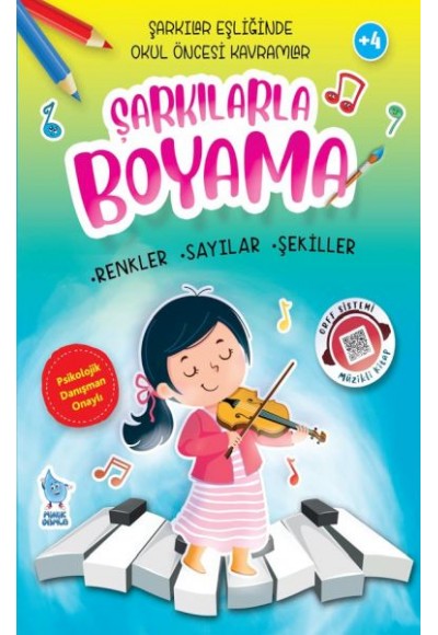 Şarkılarla Boyama (4 Kitap)