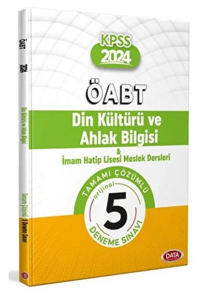 ÖABT Din Kültürü ve Ahlak Bilgisi ve İHL Meslek Dersleri Öğretmenliği Tamamı Çözümlü 5 Deneme Sınavı