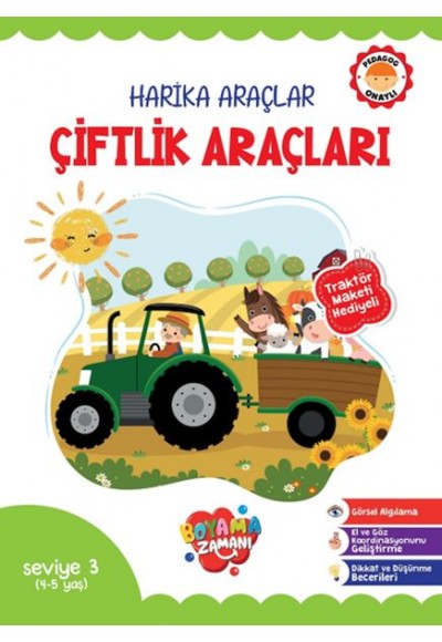 Harika Araçlar – Çiftlik Araçları Seviye 3 (4-5 Yaş)