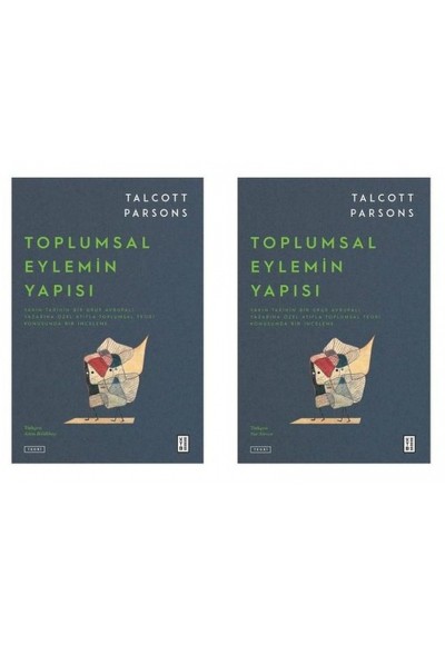Toplumsal Eylemin Yapısı (2 Cilt Takım)