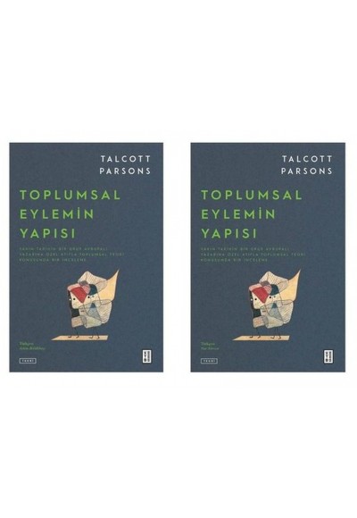 Toplumsal Eylemin Yapısı (2 Cilt Takım)