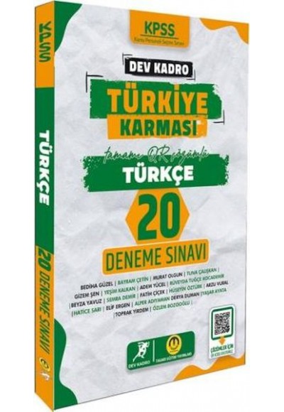 Tasarı Yayınları KPSS Türkiye Karması Türkçe 20 Deneme