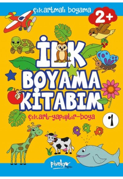 Çıkartmalı İlk Boyama Kitabım 2+ Yaş-1