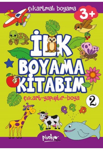Çıkartmalı İlk Boyama Kitabım 3+ Yaş-2