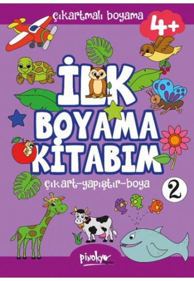Çıkartmalı İlk Boyama Kitabım 4+ Yaş-2