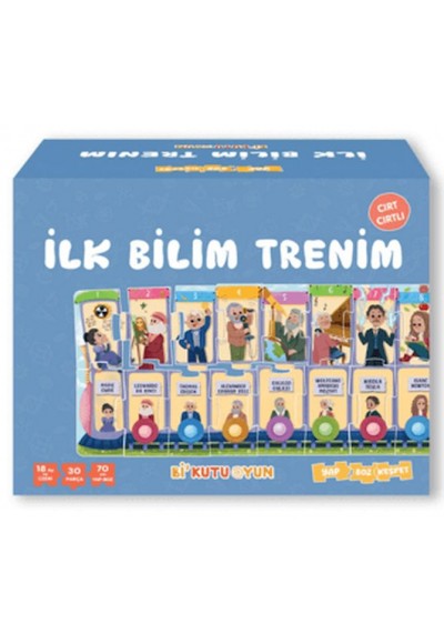 İlk Bilim Trenim - Cırt Cırtlı Yapboz ve Kitap Seti