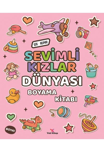 Sevimli Kızlar Dünyası Boyama Kitabı