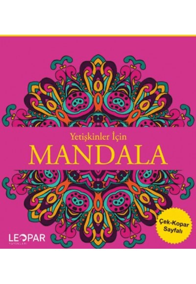 Yetişkinler İçin Mandala - Pembe