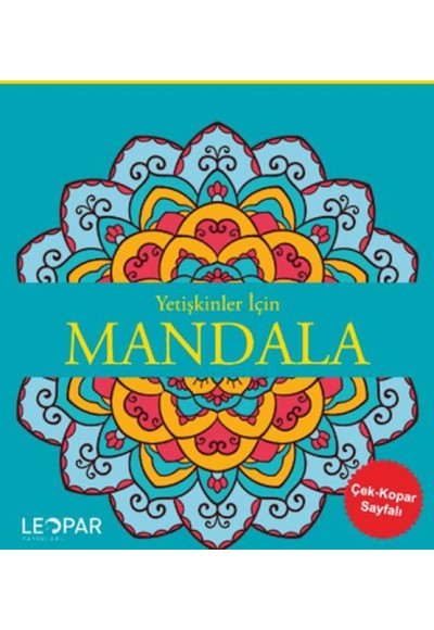 Yetişkinler İçin Mandala - Mavi
