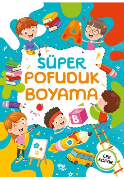 Süper Pofuduk Boyama Kitabı