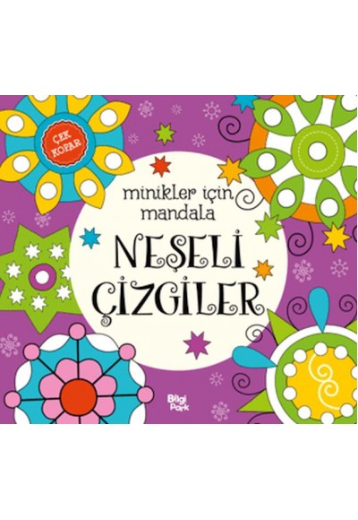 Minikler İçin Mandala - Neşeli Çizgiler