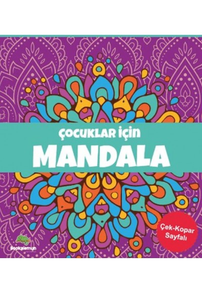 Çocuklar için Mandala - Mor