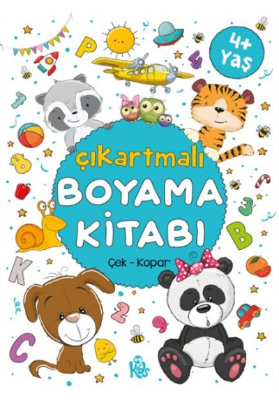 Çıkartmalı Boyama Kitabı - 4 Yaş +