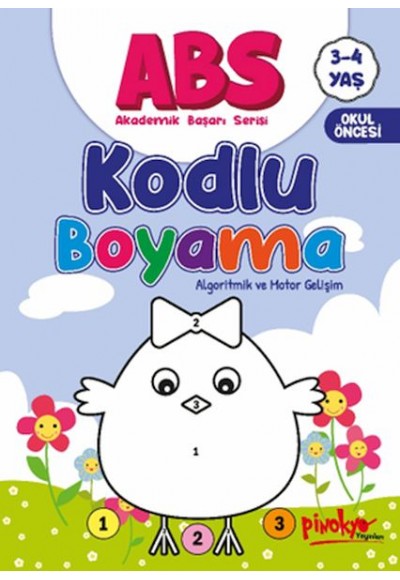 ABS 3-4 Yaş Kodlu Boyama