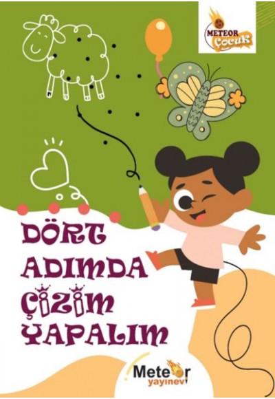 Dört Adımda Çizim Yapalım Boyama Kitabı