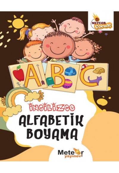 İngilizce Alfabetik Boyama Kitabı