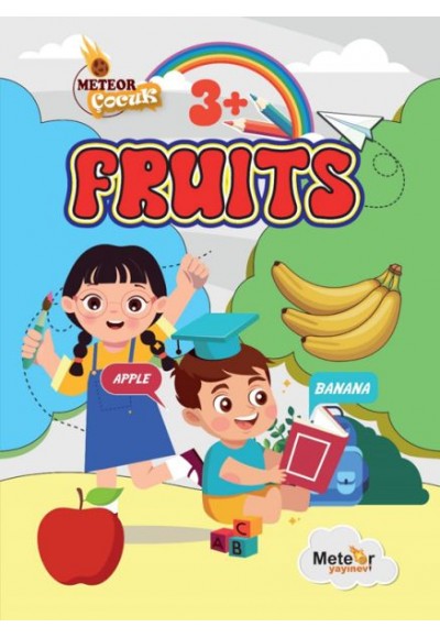 Fruıts (Meyveler ) Türkçe – İngilizce Boyama Kitabı