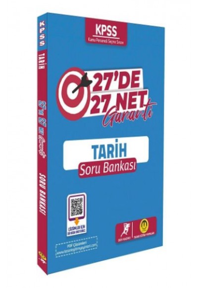 Tasarı Yayınları KPSS Tarih 27 de 27 Net Garanti Soru Bankası