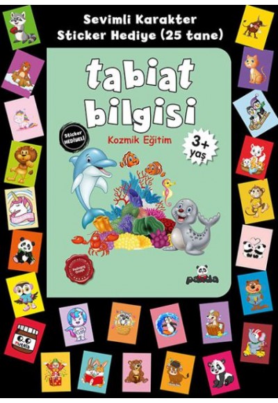 Stickerlı 3+ Yaş Tabiat Bilgisi (Kozmik Eğitim)