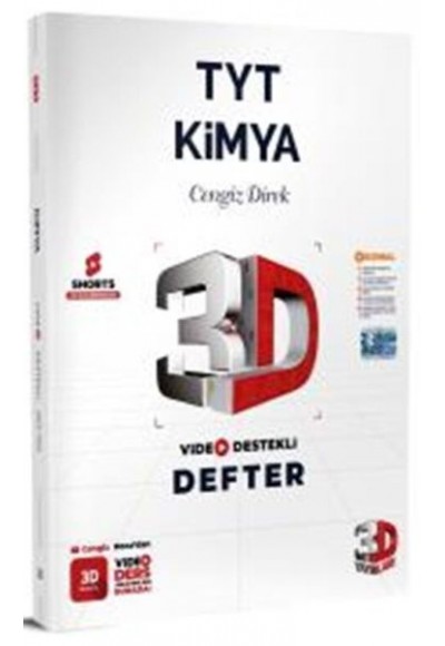 3D Yayınları TYT Kimya Video Destekli Defter