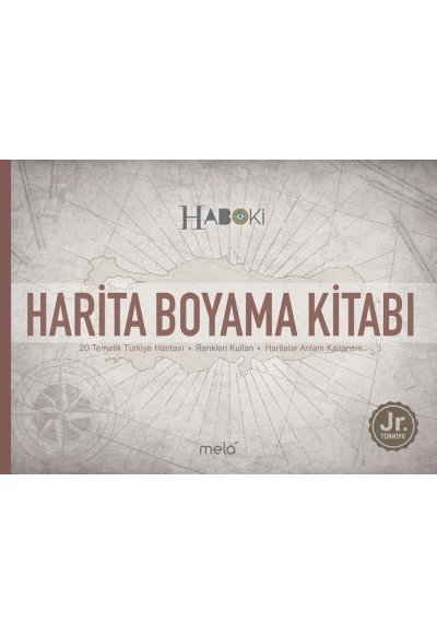 Harita Boyama Kitabı 20 Tematik Türkiye Haritası