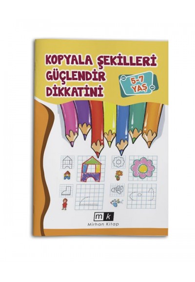 Kopyala Şekilleri Güçlendir Dikkatini 5-7 Yaş