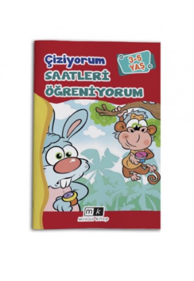 Çiziyorum Saatleri Öğreniyorum 3-5 yaş