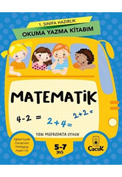 1. Sınıfa Hazırlık Okuma Yazma Kitabım Matematik