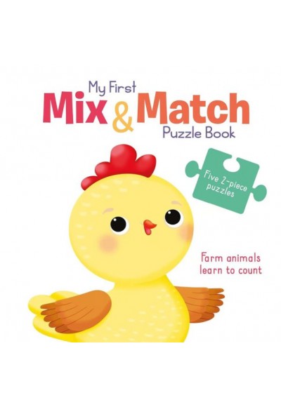 My First Mix & Match Puzzle Book: Farm Animals Learn to Count