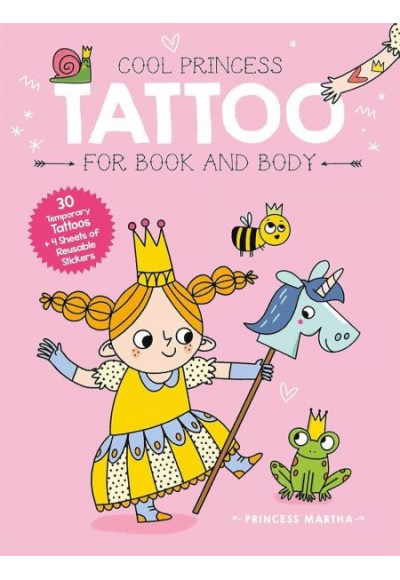 Cool Princess Tattoo Book: Martha