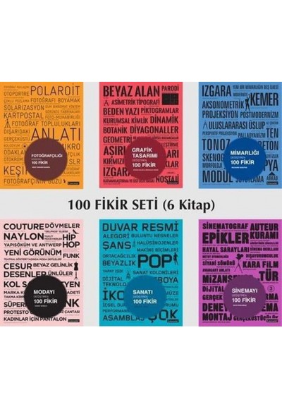 100 Fikir Seti (6 Kitap Takım)