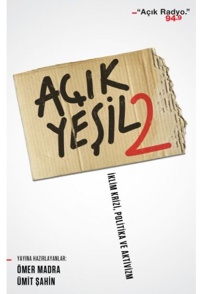 Açık Yeşil 2 - İklim Krizi Politika ve Aktivizm