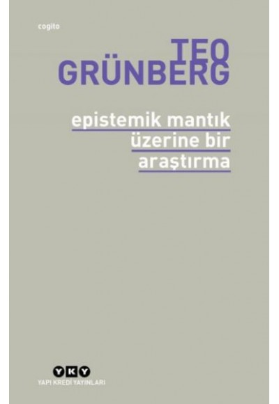 Epistemik Mantık Üzerine Bir Araştırma